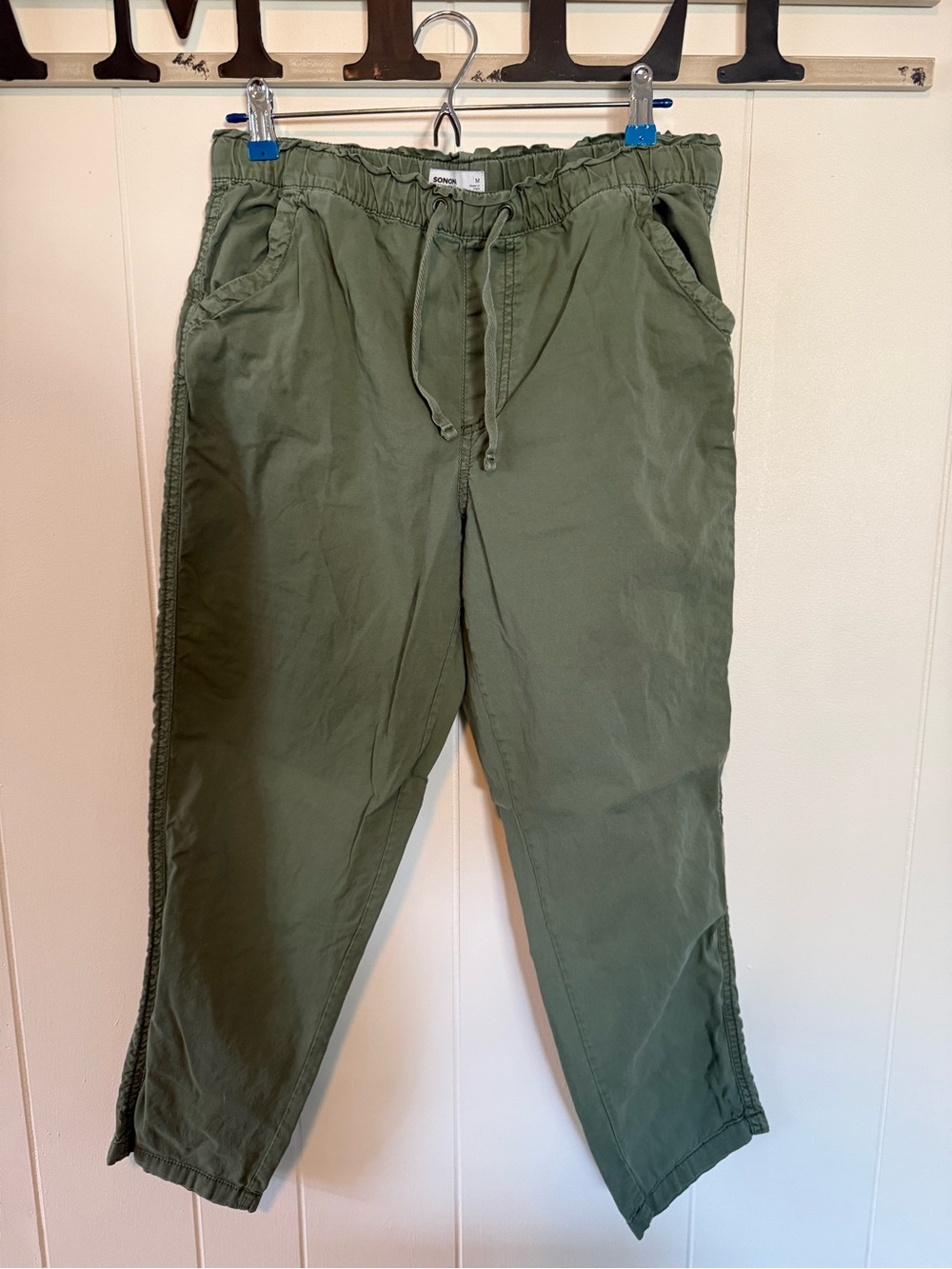 SONOMA Olive Drawstring Casual Pants